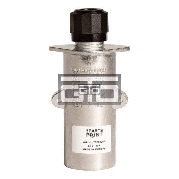 Stecker 7p S. Metall mit Schraub anschluss