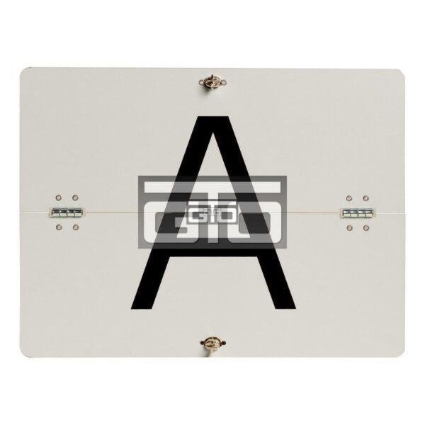 A INDICATION PLATE 300X400X1,5MM