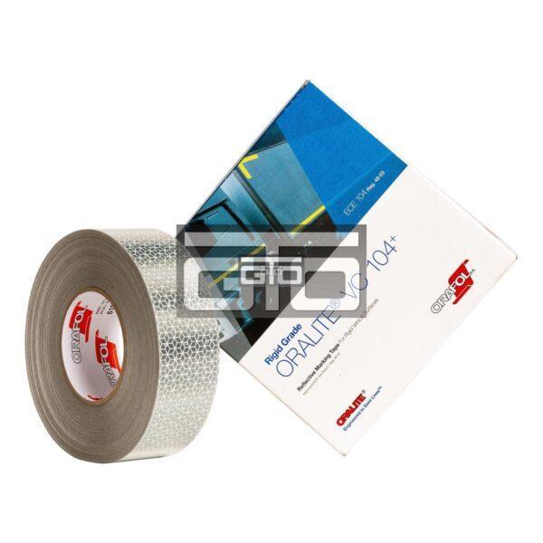 Markeringstape 50m rol wit ece-104