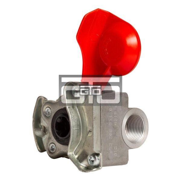 Kupplungskopf rot m22x1,5 automatik Zugfahrzeug