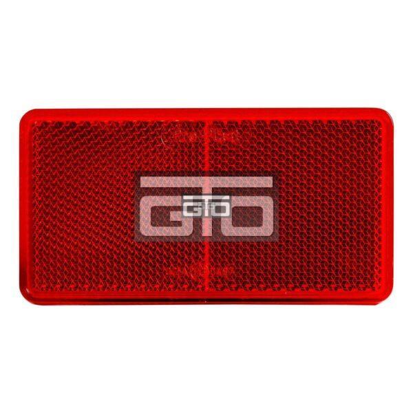 Plakreflector rood