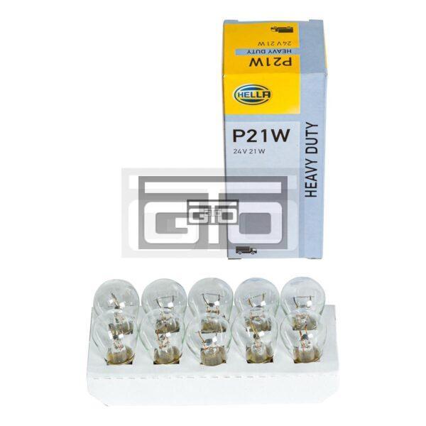 Glühlampe P21W 24V21W BA15S HD