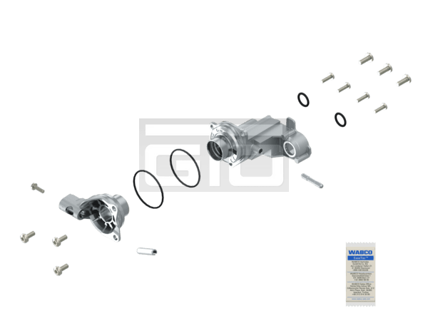 Kit: Cilinderdeksel (1/R Cylinder)