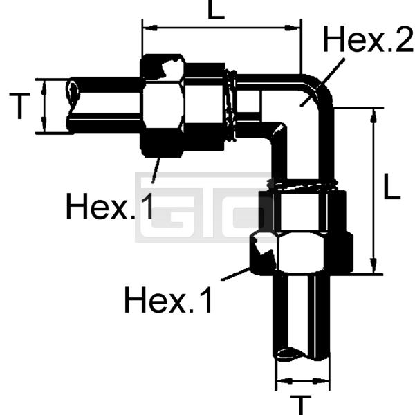 Equal Elbow Coupling
