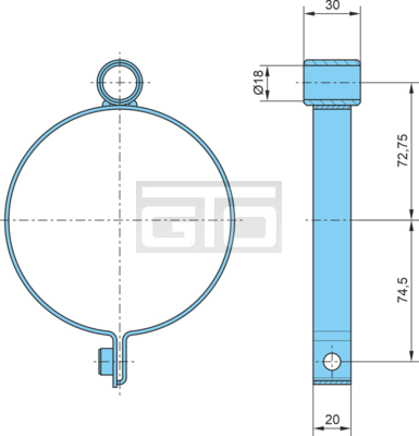 SENSOR HOLDER Ø146