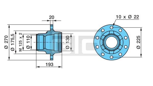 HUB NK.F ECOL 8010