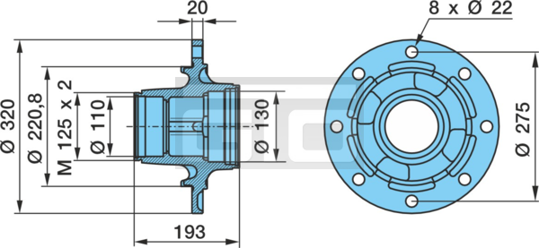 HUB NK.F ECOL 8008