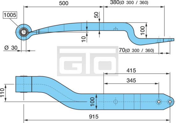 BLATTF.ALM 500/3803D110K100SGS1X50 H= 50