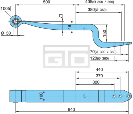 BLATTF.SLM 500/380/405 K150SGS1X48 H= 48