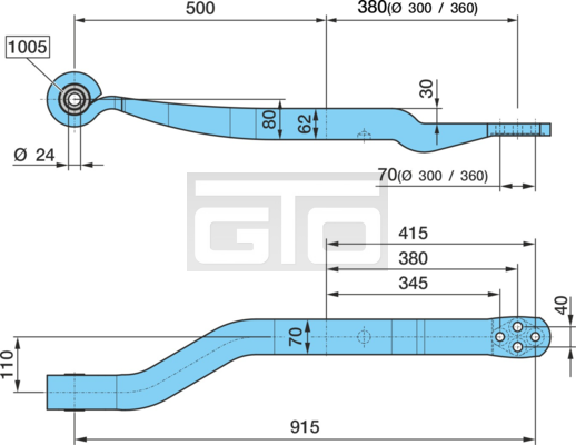 BLATTF72AL- 500/3803D110K_30SGS1X62 H_62