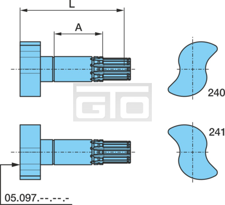 CAM SHAFT A= 81,5SR SN42..KW