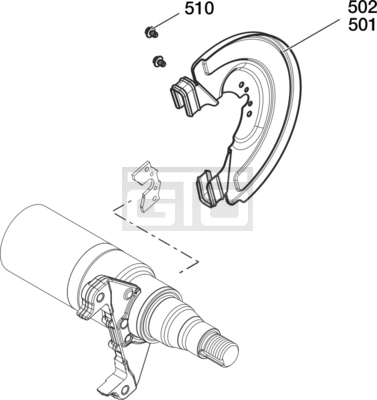 STOFKAPSET TS2 146R3709 ET120 S4