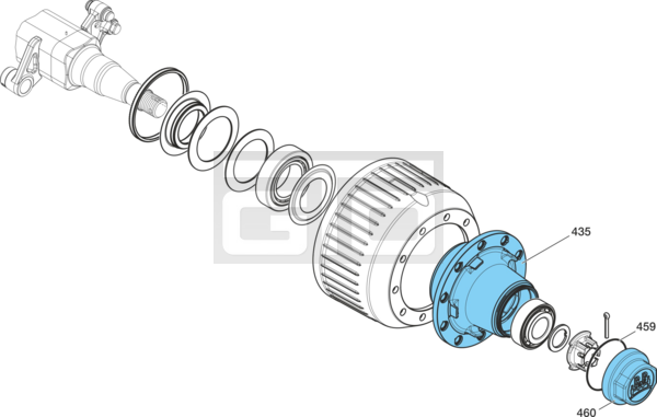 RS-NABENLAGERUNG HZF 16010 W