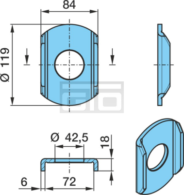 SHAPED PLATE