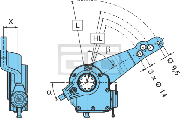 SLACK ADJUSTER-0 180G L- 150-180(205GK36