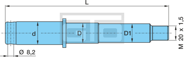 THREAD BOLT D=31,6