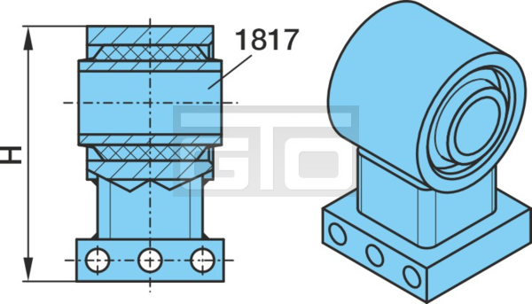 BRACKET FOR EQUALIZER 120 LG WITH BUSH