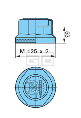 KAPSEL BPW 125X2 HB U=3240-3260