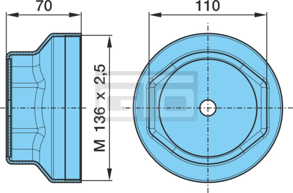KAPSEL ECO 136X2,5 --T KTL 15,1HB
