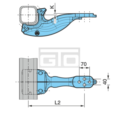 AIR BAG BEAM L2-380 OFFSET 10