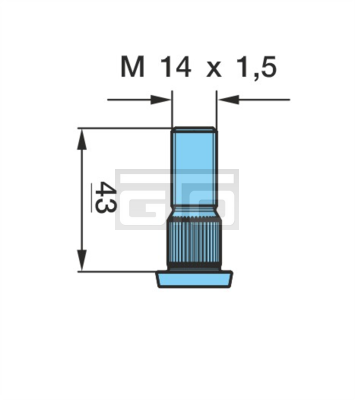 WHEEL STUD