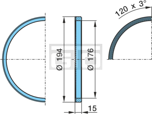 EXCITER RING 10T Z=120