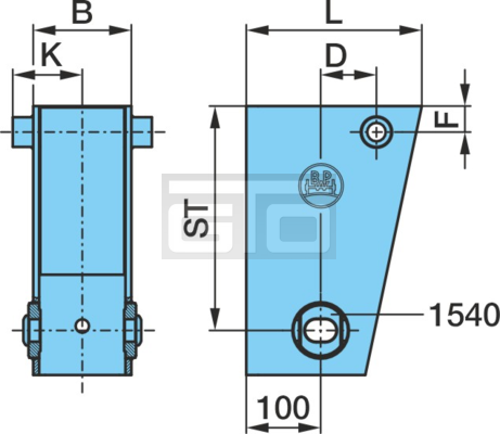 Ophangbeugel EV302X236X132S_75/35