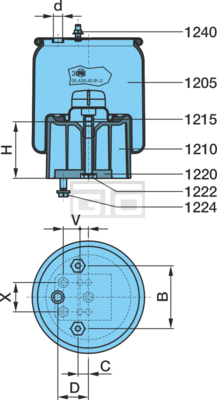 LUFTFEDERBALG 300K --- 02060A S G135