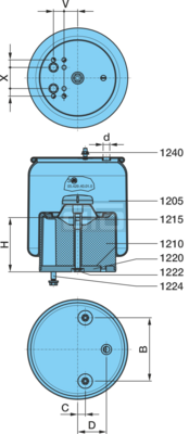 AIR SPRING 360 --- -4580 HD WW G180