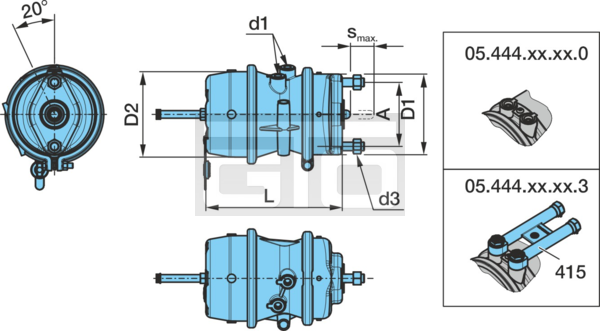 REMKAMER-BPW_AC 18/24SB M/M DLAV20°