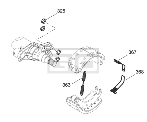 BRAKE KIT SN3012 O.BACK