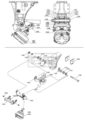 2-SIDED AXLE LIFT ASZ72 A-ST