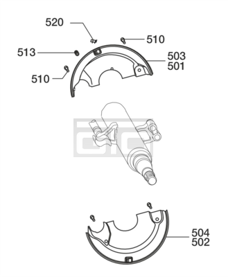 ABDECKTEILESATZ R.. RD127 SN4220-2