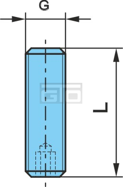 GEWINDESTIFT M14X55EN-ISO4026 45H