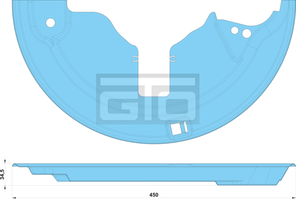 AFDEKPLAAT T=0,8 F.'LL VK150 4112 12TRH