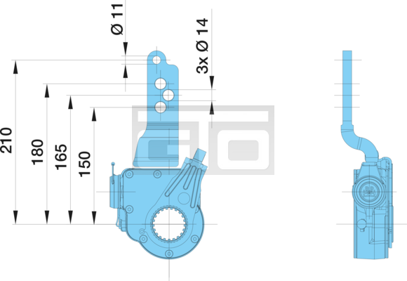 SLACK ADJUSTER-0 210G -120-180 A42X38(14