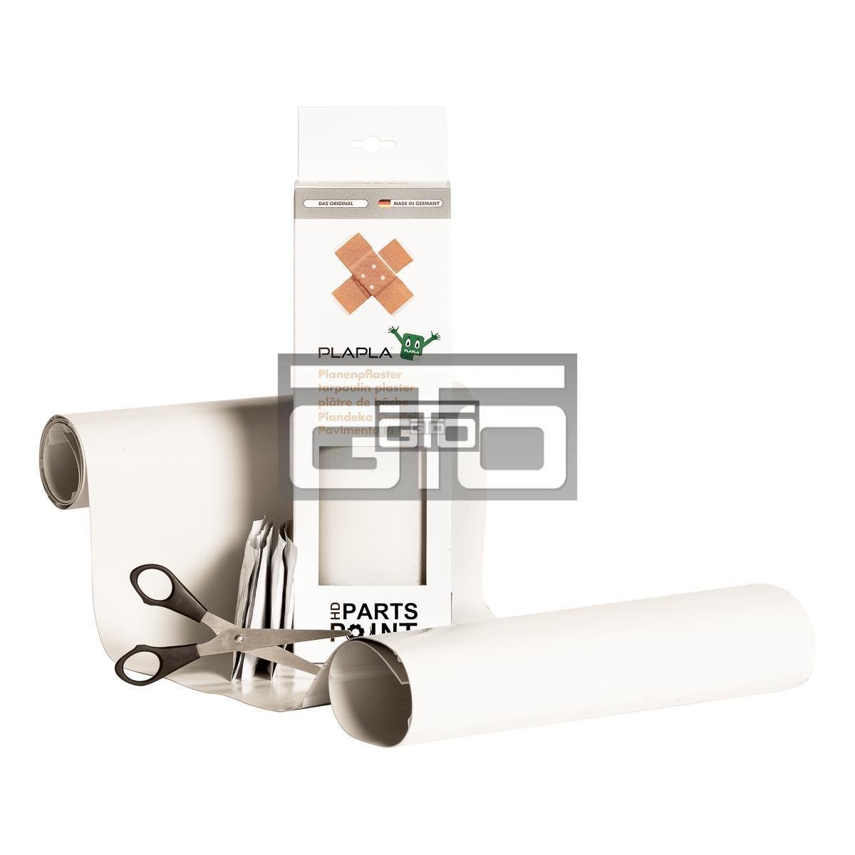Plapla kit grey tarpaulin plaster RAL7035