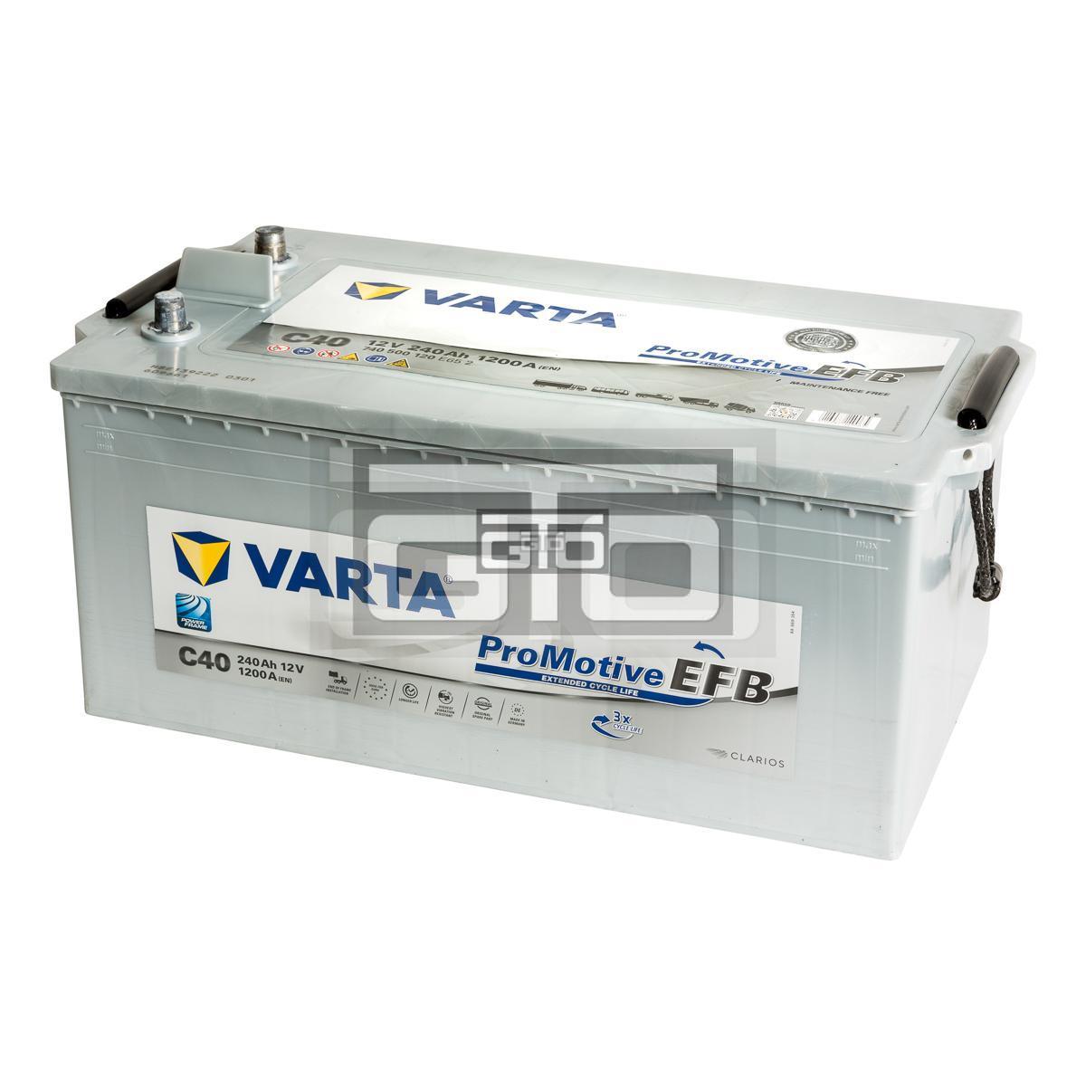 VARTA 12V 240AH 1200EN BATTERIE