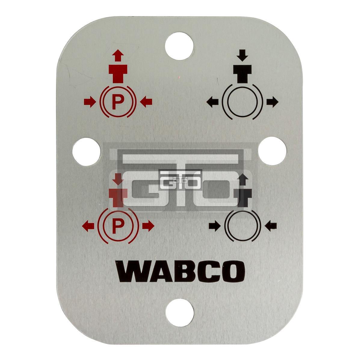 Wabco Schildplatte