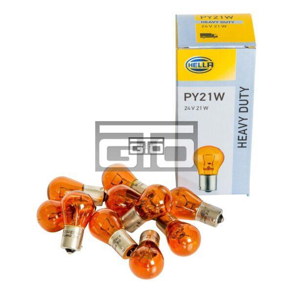 Lightbulb PY21W 24V BAU15S