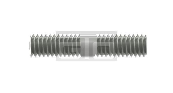 Stud M12x1.75 to 1/2-13 DBL Zinc - Image 2