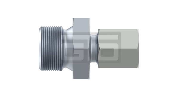 Rechte inschroefkoppeling M16X6 - Afbeelding 2