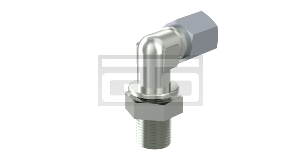 Haakse koppeling M12x6 diameter - Afbeelding 2