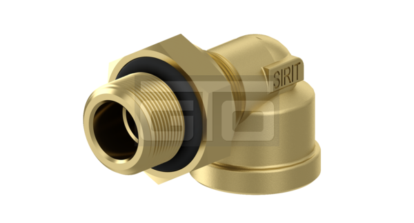 Angle Piece - with Nut - Image 2