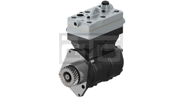 Twin-Cylinder compressor, 636 cc, flange mounted - Image 4