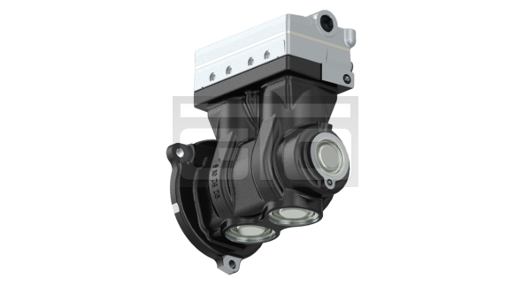 Twin-Cylinder compressor, 636 cc, flange mounted