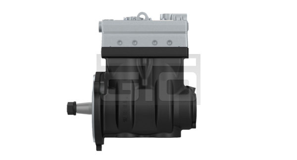 Twin-Cylinder compressor, 636 cc, flange mounted - Image 3
