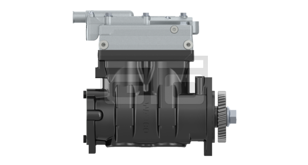 Twin-Cyl.Compressor 636cc,flangemounted --(with gear)
