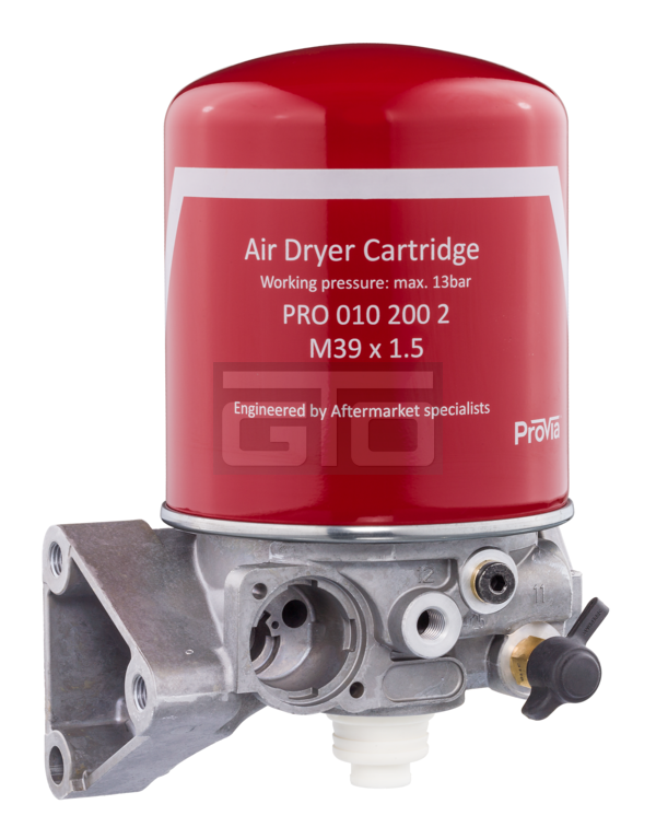 Single-Chamber Air Dryer with Unloader