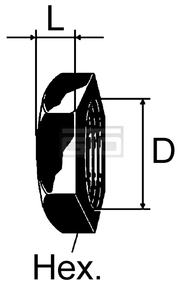 MoerDIN80705-M12x1,5 - Afbeelding 2
